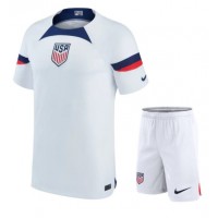 Dětský Fotbalový dres Spojené státy MS 2022 Domácí Krátký Rukáv (+ trenýrky)